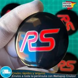 Emblemas Ford RS Pegatinas 56mm Tapas Tapacubos Llantas