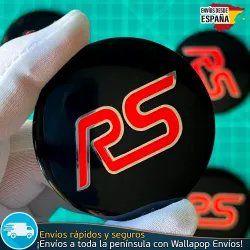 Emblemas Ford RS Pegatinas 56mm Tapas Tapacubos Llantas