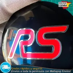 Emblemas Ford RS Pegatinas 56mm Tapas Tapacubos Llantas