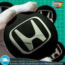 X4 Emblemas Honda 56mm Pegatinas Tapacubos Llantas