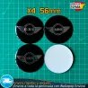 X4 Emblemas Mini Cooper 56mm Pegatinas Tapacubos