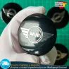 X4 Emblemas Mini Cooper 56mm Pegatinas Tapacubos