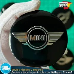 X4 Emblemas Mini Cooper 56mm Pegatinas Tapacubos