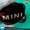 X4 Emblemas Mini Cooper Negro 56mm Pegatinas Tapacubos