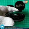 X4 Emblemas Mini Cooper Negro 56mm Pegatinas Tapacubos