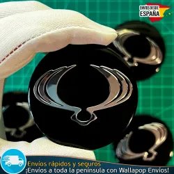 X4 Emblemas SsangYong 56mm Pegatinas Tapacubos