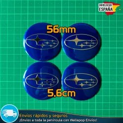 X4 Emblemas Subaru 56mm Pegatinas Tapacubos Llanta