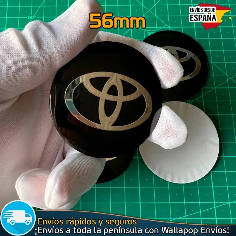 4 Tapas Centrales De Rueda Negras De 57 Mm Con Logo Para Renault – Emblema De Llanta, Centro De Rueda