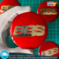 X4 Emblemas BBS 65mm Pegatinas Tapacubos Llantas