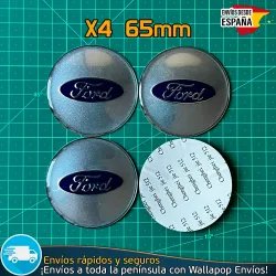 X4 Emblemas Ford 65mm Pegatinas Tapacubos Llantas