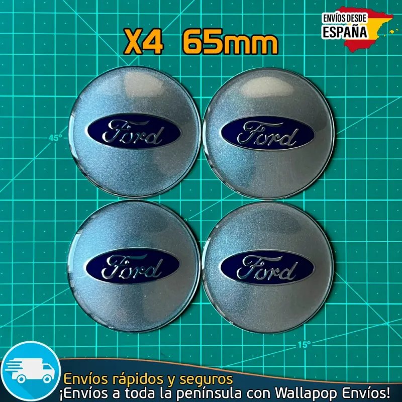 X4 Emblemas Ford 65mm Pegatinas Tapacubos Llantas X4 Emblemas Ford 65mm Pegatinas Tapacubos Llantas
