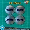 X4 Emblemas Ford 65mm Pegatinas Tapacubos Llantas