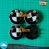 X4 Tapacubos BMW 56mm Emblemas Tapas de Llantas