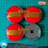 X4 Tapacubos BBS 60mm Emblemas Tapas de Llantas