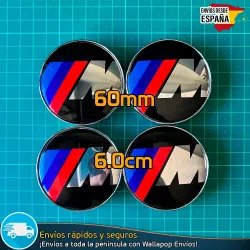 X4 Tapacubos M BMW Motorsport 60mm Emblema Llantas