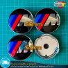 X4 Tapacubos M BMW Motorsport 60mm Emblema Llantas