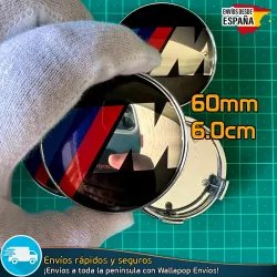 X4 Tapacubos M BMW Motorsport 60mm Emblema Llantas