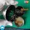 X4 Tapacubos OZ Black 60mm Emblema Llantas