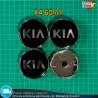 X4 Tapabujes KIA 60mm Tapacubos Emblemas llantas