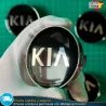 X4 Tapabujes KIA 60mm Tapacubos Emblemas llantas