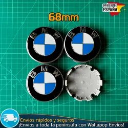 X4 Tapacubos BMW classic 68mm llantas Tapabujes Emblemas