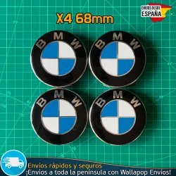 X4 Tapacubos BMW classic 68mm llantas Tapabujes Emblemas