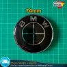 Emblema BMW 74mm Maletero Negro