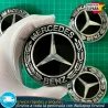 X4 Tapacubos Mercedes-Benz 68mm Tapas de Llantas