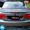 Emblema BMW 74mm Maletero Negro