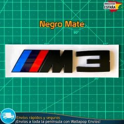 Emblema bmw M3 Motorsport Logo Maletero Insignia