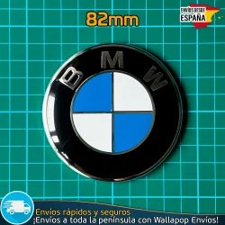 Emblema BMW 82mm de 2 Pines Capó/Maletero Adhesivo