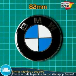 Emblema BMW 82mm de 3 Pines Capó/Maletero Adhesivo