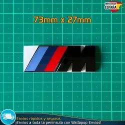 Emblema M BMW Motorsport Maletero Negro Brillante