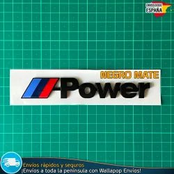 Nuevo Emblema BMW Insignia Logo Adhesivo Power