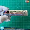 Emblema Logo Powered by BMW M Motorsport Metálico
