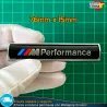 Emblema BMW Insignia Distintivo Logo M Performance negro