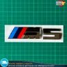 Emblema BMW M5 Motorsport Logo Maletero Insignia cromo