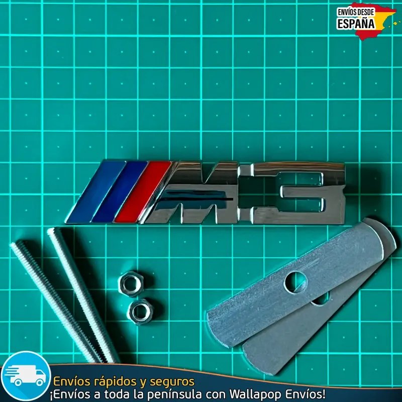 Emblema Insignia BMW M3 Metálico Rejilla Delantera Emblema Insignia BMW M3 Metálico Rejilla Delantera