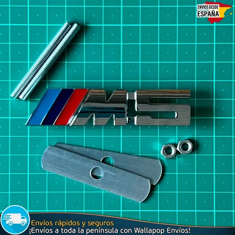 Emblema Insignia BMW M5 Metálico Rejilla Delantera Emblema Insignia BMW M5 Metálico Rejilla Delantera