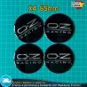 X4 Emblemas OZ Racing 65mm Pegatinas Tapacubos