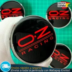 X4 Tapacubos OZ Racing 68mm Tapas de Llantas Bujes