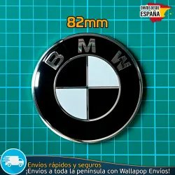 Emblema BMW 82mm de 3 Pines Capó/Maletero Adhesivo