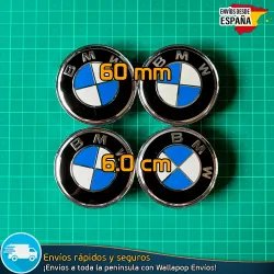 X4 Tapacubos BMW 60mm Tapabujes Emblemas Llantas