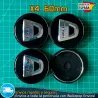 X4 Tapabujes Dacia 60mm Tapacubos Emblemas Llantas