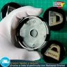 X4 Tapabujes Dacia 60mm Tapacubos Emblemas Llantas