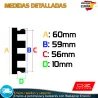 X4 Tapacubos OZ Racing 60mm Emblemas Cubrebujes