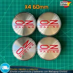 X4 Tapacubos OZ Racing 60mm Emblemas Cubrebujes