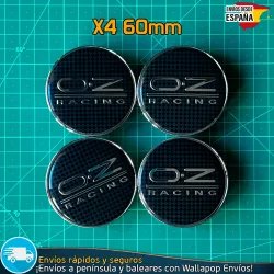 X4 Tapacubos OZ Racing 60mm Cubrebujes Tapa Llanta