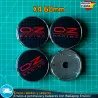 X4 Tapacubos OZ Racing 60mm Cubrebujes Tapa Llanta