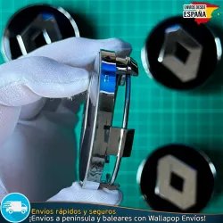 X4 Tapacubos Renault 60mm Emblemas Tapas llantas
